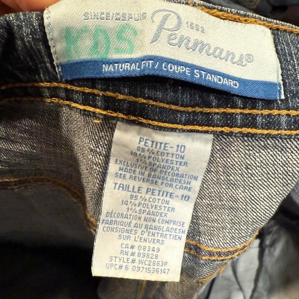 Y2K Penmans Faded Embroidered High Rise Bootcut Jeans - Picture 3 of 3